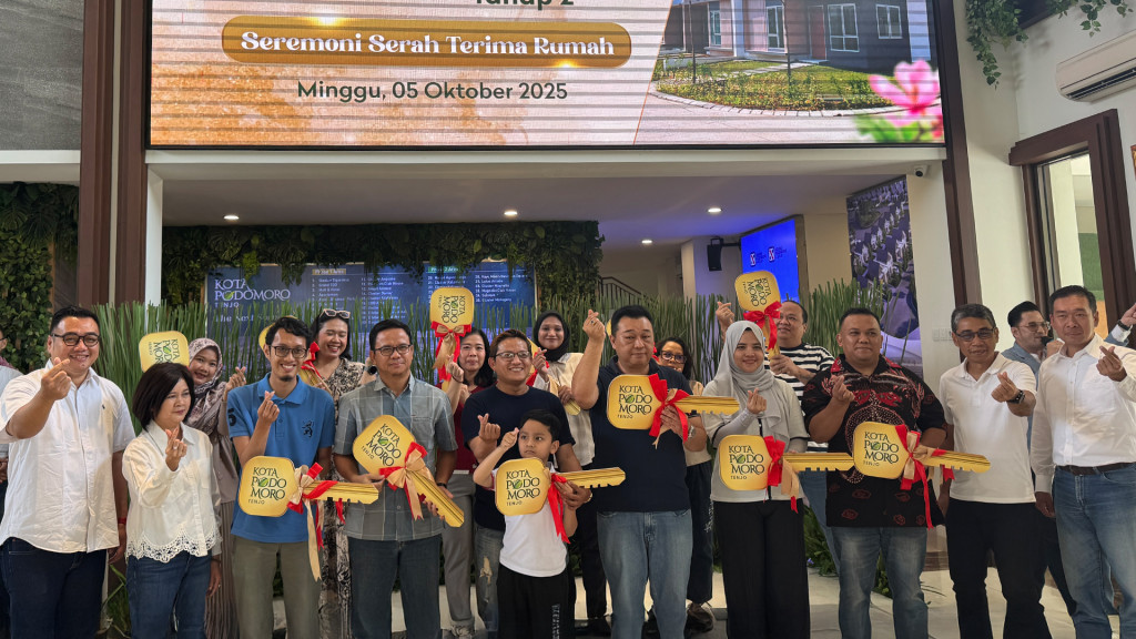 Kota Podomoro Tenjo Lakukan Serahterima Cluster Magnolia Tahap 2 Lebih Cepat dari jadwal.                                                                                                                                                                      